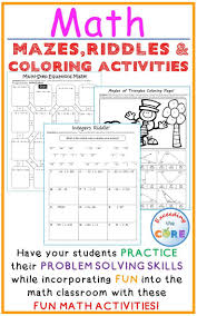 Fun Middle School Math Sixth Grade Math Fun Math Worksheets