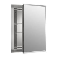 Matte black finish available in large size only. Kohler 16 In X 20 In Recessed Mirrored Rectangle Medicine Cabinet In The Medicine Cabinets Department At Lowes Com