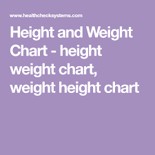 Height And Weight Chart Height Weight Chart Weight Height