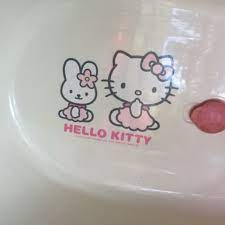 When to go to the bathroom (when you feel the need, before you leave the house, before bed). Hello Kitty Baby Bath Tub Fr Japan Babies Kids Bathing Changing Other Baby Bathing Changing Needs On Carousell