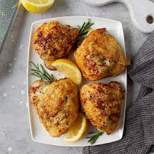 Air Fryer Lemon Chicken Thighs Recipe In 2021 Air Fryer Recipes Lemon Chicken Thighs Fryer Chicken Recipes