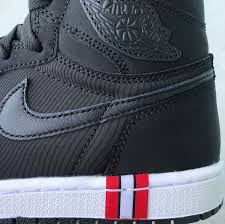 A purple and pink gradient textile wraps the ankle, with a similar gradient filling in the wings logo on the ankle. Air Jordan 1 Retro High Og Paris Saint Germain Psg Releasing This Month Kicksonfire Com