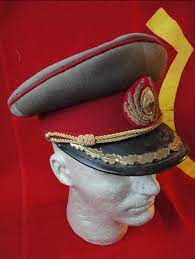 Romanian People S Army Generals Service Visor Cap Military Headgear Military Cap Military Uniform