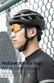 ROCKBROS Phân Cực Kính Đi Xe Đạp Chống Bức Xạ Nhẹ Thể Thao Ngoài Trời Đi Xe  Kính Cận Thị Khung Xe Đạp Kính Mát Kính Thể Thao Cho Nam Nữ Kính