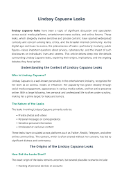 Lindsay Capuano Leaks