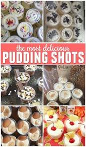 Birthday Cake Pudding Shots Recipe Delicious Pudding Shot Recipes Pudding Shot Recipes Alcoholic Desserts Pudding Shots