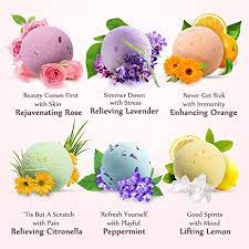 Bring a lil luxury to your home with our handcrafted bath, body and home fragrance free standard shipping on all orders over $100 code is freeship. Anjou Bath Bombs Gift Set 6 X 110g Vegan Natural Essential Oils And Dry Flowers Perfect Gift Kit For Girlfriends Women And Moms Plastic Free Shopper