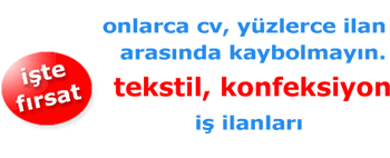 Tekstil Konfeksiyon Elemani Is Ilani Isarar Com