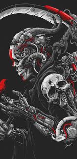 Maybe you would like to learn more about one of these? Sci Fi Skull Cyborg Warrior Scythe 4k Wallpaper 85