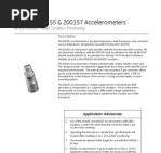200150, 200155 and 200157 Accelerometers: Datasheet | PDF