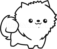 The pomeranian nose color page covers black, blue, chocolate and lavender. How To Draw A Pomeranian Puppy Coloring Page Trace Drawing