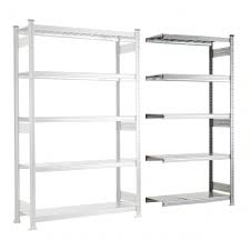 From £108.25 inc vat £90.21 ex vat. Medium Duty Galvanised Shelving Extension Bay 5 Levels 2025h X 900w X 400d Mm 300kg Udl Per Level Accessories From Bigdug Uk