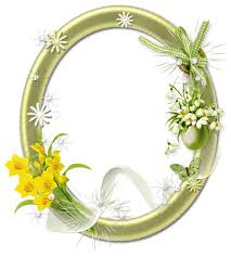 Cute Oval Png Photo Frame With Flowers Flower Frame Flower Frame Png Photo Frame