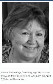 R.I.P. Elaine Keys PHS '61 (Vivian Elaine Keys Denning) age 78, who passed  away