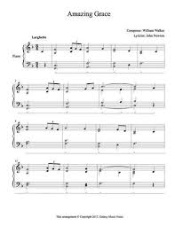 Amazing Grace Level 4 Piano Sheet Music Piano Sheet Sheet Music Amazing Grace Not so slow as largo, but usually slower than andante. amazing grace level 4 piano sheet