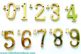 It easily attaches with two bolts to the top of your mailbox. 50mm Home Decor 2 Height Brass Door Numbers 0 1 2 3 4 5 6 7 8 9 With Screws For Sale Online