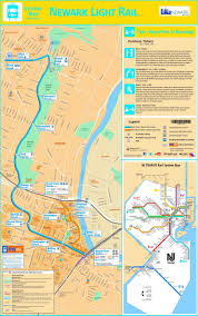 Newark Light Rail Map Light Rail Map Light Rail Map