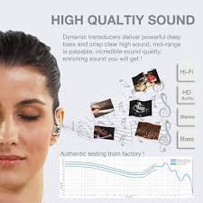 ROCUSO Noise-Isolating Musician's in Ear Monitor, Wired Over Ear Stereo  Bass Headphones with Microphone, Waterproof Sport Earbuds for Running,  Jogging, Earphones for iPhone, Samsung, Android, Clear : Amazon.in:  Electronics