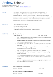 Database Analyst CV Example | Hashtag CV