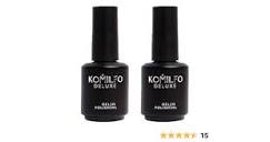 Amazon.com : Kodi KOMILFO SET 2 bottles Rubber BASE 15ml. + TOP ...