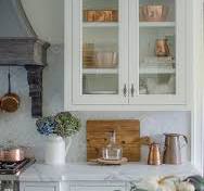 How to Style Glass Kitchen Cabinets - Sanctuary Home Decor