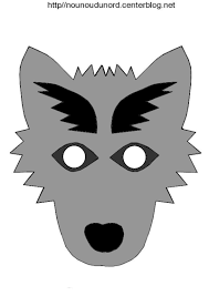 Masque Loup Masque Loup Masque A Imprimer Coloriage Masque