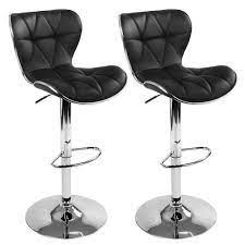 Open box homegear 4 pack stackable metal kitchen stools black. Denise Kitchen Bar Stool Set Of 2 Black