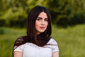 Wallpaper look, girl, brunette, Alexey Gilev for mobile and desktop,  section девушки, resolution 2000x1333 - download