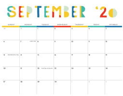 Cute September 2020 Calendar For Your Business Target Printable Calendar 2020 In 2020 September Calendar Printable September Calendar Monthly Calendar Printable