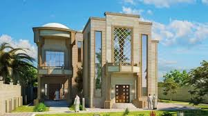 مخطط الفيلا رقم التصميم Y6 من مبادرة بيتى 729 متر مربع 5 غرف نوم Arab Arch Modern Mediterranean Homes House Layouts Mediterranean Homes