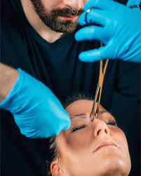 Piercings around the eyes are riskier than other sites because of the area's sensitivity. A Complete Guide To Bridge Piercings