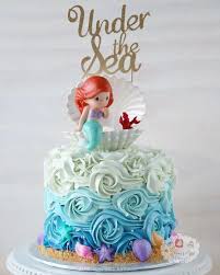 Dreamagical Patisserie Little Mermaid Birthday Cake Mermaid Birthday Cakes Little Mermaid Cakes