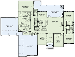 The complete floor plan of a 20' x 20' master bedroom extension. Master Closet Attached Laundry First Floor Plan House House Plans 49939