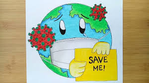 How To Draw Save Earth From Coronavirus Awareness Safety Poster Youtube Also i like reading books. how to draw save earth from coronavirus awareness safety poster