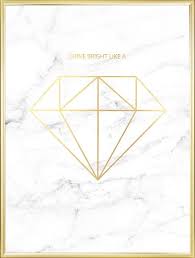 Mooie Poster Met Diamant Op Marmer Diamanten Achtergrond Marmeren Achtergrond Achtergronden