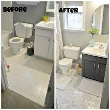 46 Simple Guest Bathroom Makeover Ideas On A Budget Probably If You Will Have Some Extra Cash F Budget Bathroom Remodel Diy Bathroom Makeover Bathroom Design
