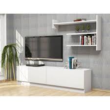 Minar Martin Tv Unitesi Beyaz Ev Icin Modern Tv Duvari Evler