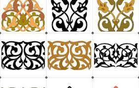 زخارف اسلامية ملونة فيكتور islamic decoration islamic calligraphy graphic art
