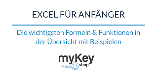 Excel bietet eine einfache möglichkeit, zeilen zu nummerieren. Excel Die Wichtigsten Grundlagen Mykey Software