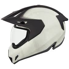 Icon Variant Pro Construct White Dual Sport Helmet 0101 12416