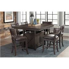 Counter height standard is 36. Homelegance Furniture Oxton 5655 36 36b 6x24 Counter Height Table Set For 6 Del Sol Furniture Pub Table And Stool Sets