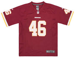 2012-15 WASHINGTON REDSKINS MORRIS #46 NIKE GAME JERSEY (HOME) Y