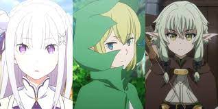 Female elf anime