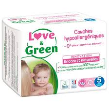 Les culottes d'apprentissage sont formulées et testées sous contrôle médical. Disposable Diapers Love And Green Size 5 12 To 25 Kg Package 18