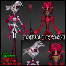 Cancelled Hazbin Hotel Pack Blender Release By Friskyt On Deviantart