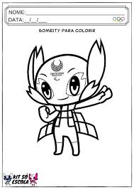 Ganhe troféu, prêmios e muita aprendizagem com as olimpíadas matific. Mascotes Dos Jogos Olimpicos De Toquio Para Colorir So Escola