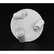 Philips hue led deckenspots »hue centris«, integrierte lightbar. Dabih Led Deckenstrahler Rund Weiss 3 Flammig 16w 50 80