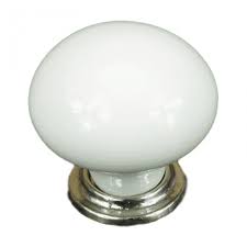 Lawless hardware is located in the small midwestern town of olney, illinois. White Porcelain Cabinet Knob With Polished Nickel Base