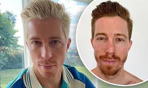 Shaun white debuted his new blonde hair and we ain't mad about that. Shaun White Bleaches His Signature Flying Red Tomato Hair While In Quarantine With Nina Dobrev Daily Mail Online