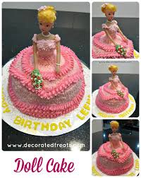 Find the best cake decoration and cake ideas. Doll Cake Design In Pink A Decorating Tutorial Decorated Treats